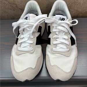 New Balance Women’s Cream and Black Sneakers